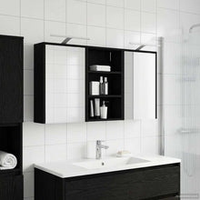Badkamerkastenset 3 pcs 126 x 16 x 62.5 cm Bewerkt hout