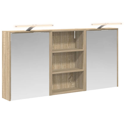 Badkamerkastenset 3 pcs 126 x 16 x 62.5 cm Bewerkt hout