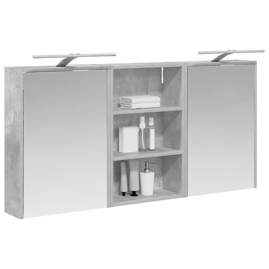 Badkamerkastenset 3 pcs 126 x 16 x 62.5 cm Bewerkt hout