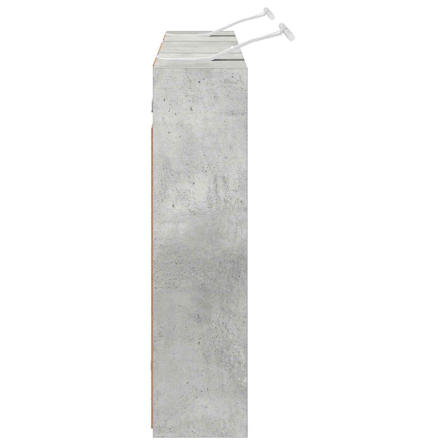 Badkamerkastenset 3 pcs 126 x 16 x 62.5 cm Bewerkt hout