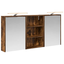 Badkamerkastenset 3 pcs 126 x 16 x 62.5 cm Bewerkt hout