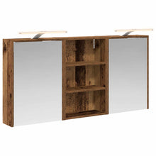 Badkamerkastenset 3 pcs 126 x 16 x 62.5 cm Bewerkt hout