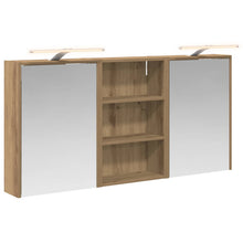 Badkamerkastenset 3 pcs 126 x 16 x 62.5 cm Bewerkt hout