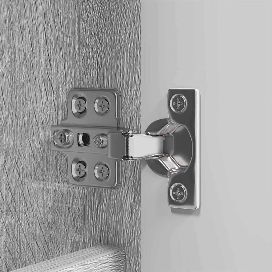 Badkamermeubelset met lade 3 pcs Grijs Sonoma Bewerkt hout