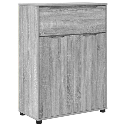 Badkamermeubelset met lade 3 pcs Grijs Sonoma Bewerkt hout