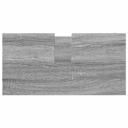 Badkamermeubelset met lade 3 pcs Grijs Sonoma Bewerkt hout
