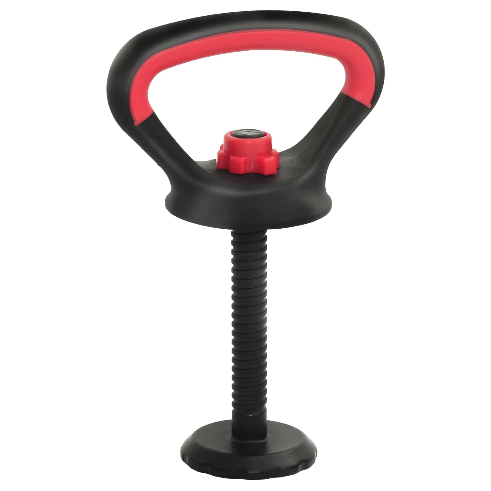 4-In-1 Halterset Zwart En Rood 121 X 19,5 X 19,5 Cm Zwart met rood met kettlebell