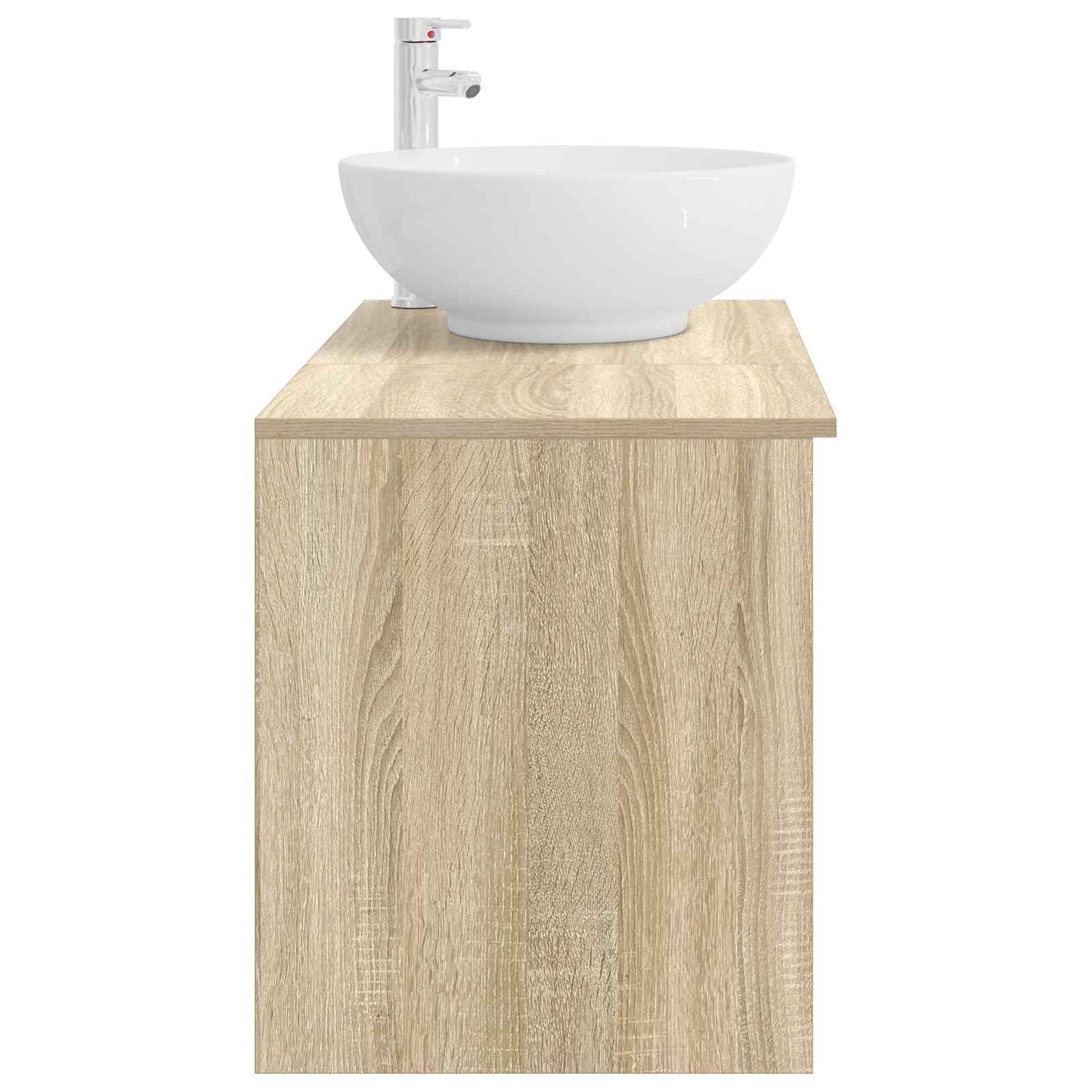 Badkamermeubelset 2 pcs Sonoma Eiken Bewerkt hout