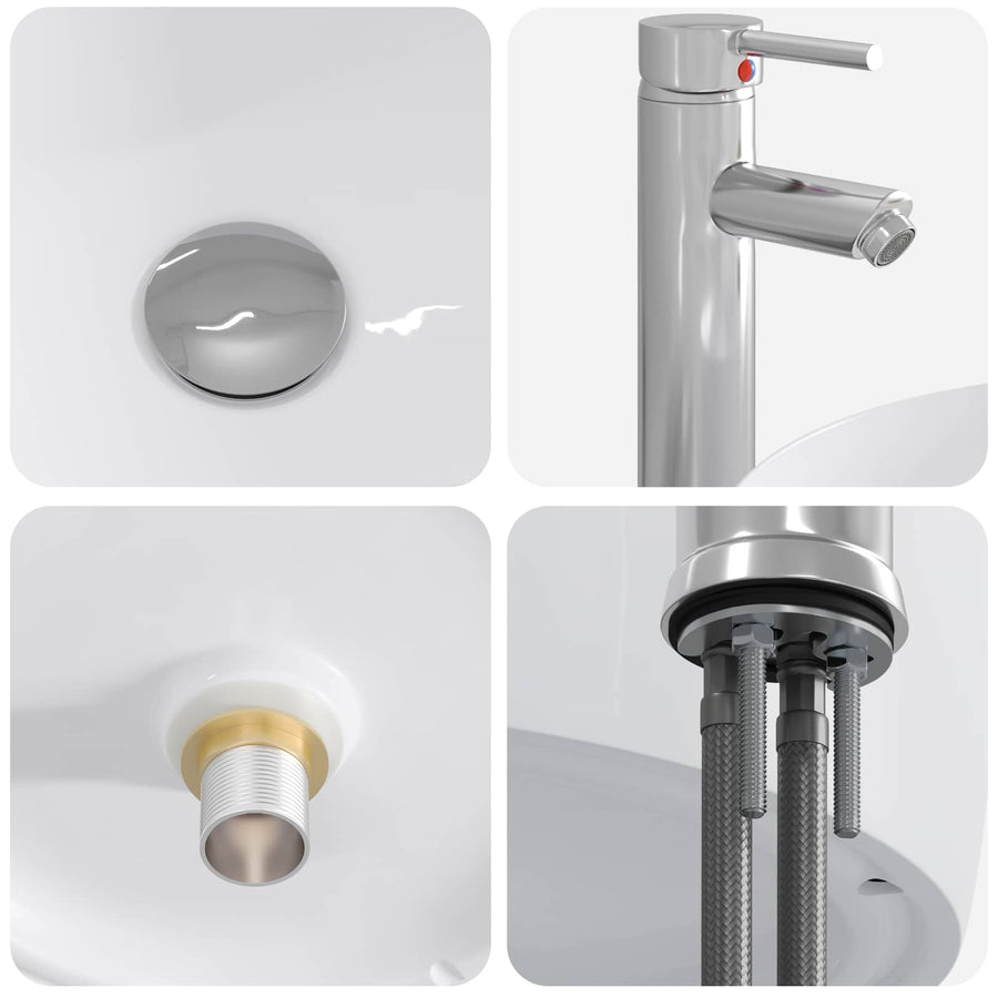 Badkamermeubelset 2 pcs Sonoma Eiken Bewerkt hout