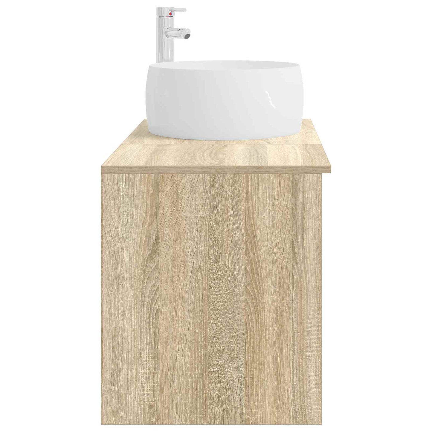 Badkamermeubelset 2 pcs Sonoma Eiken Bewerkt hout