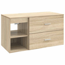 Badkamermeubelset 2 pcs Sonoma Eiken Bewerkt hout