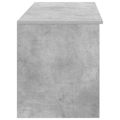 Badkamermeubelset 2 pcs Betongrijs Bewerkt hout
