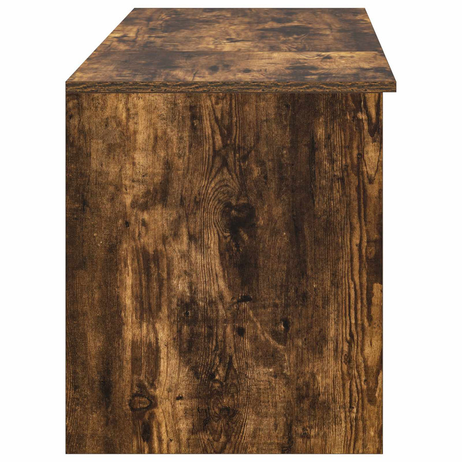 Badkamermeubelset 2 pcs Gerookt eiken Bewerkt hout