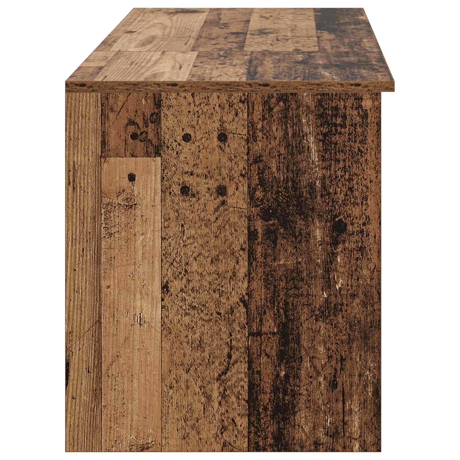 Badkamermeubelset 2 pcs Oud hout Bewerkt hout