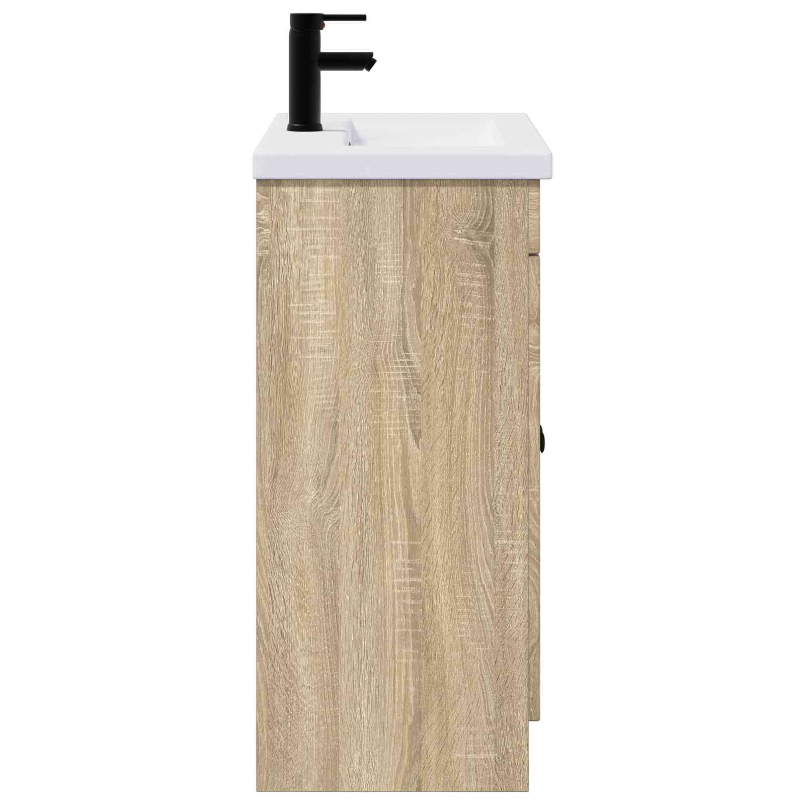 Badkamermeubelset Sonoma Eiken 56 x 37,5 x 81 cm Bewerkt hout
