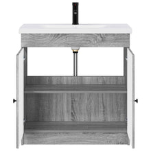 Badkamermeubelset Grijs Sonoma 56 x 37,5 x 81 cm Bewerkt hout