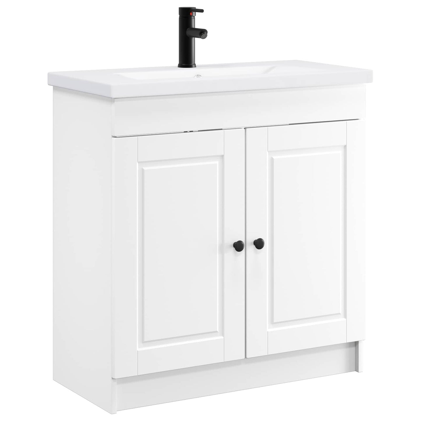 Badkamermeubelset Wit 78,5 x 37,5 x 81 cm Bewerkt hout