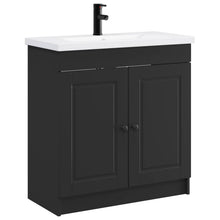 Badkamermeubelset Zwart 78,5 x 37,5 x 81 cm Bewerkt hout