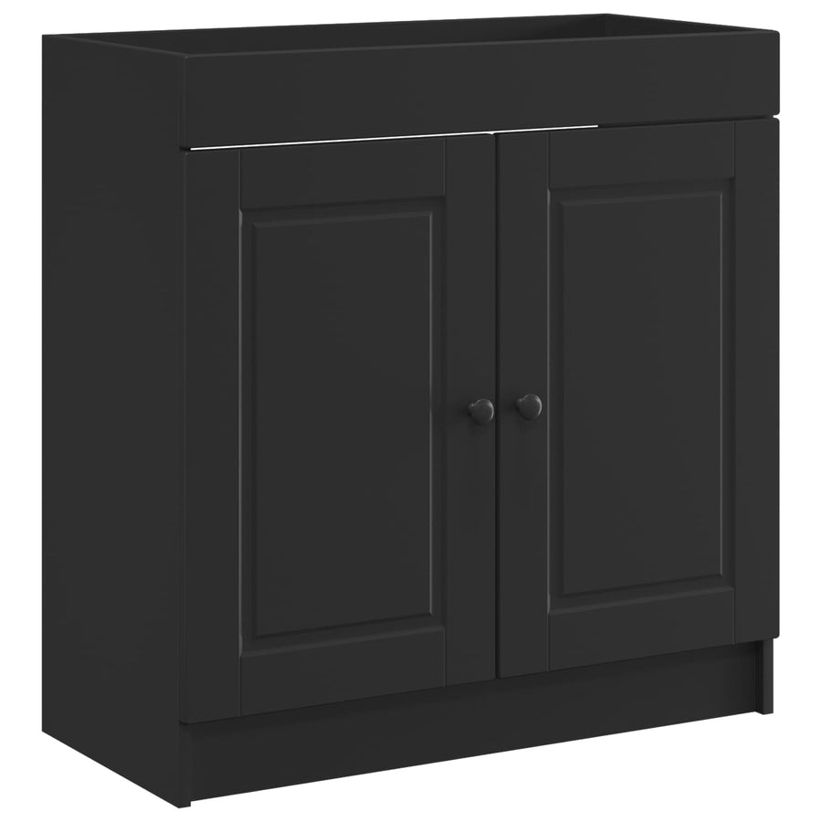 Badkamermeubelset Zwart 78,5 x 37,5 x 81 cm Bewerkt hout