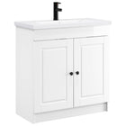 Badkamermeubelset hoogglans wit 78,5x37,5x81 cm