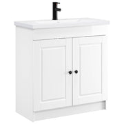Badkamermeubelset hoogglans wit 78,5x37,5x81 cm