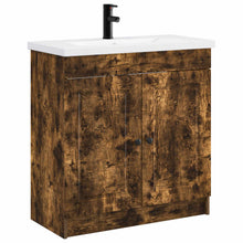 Badkamermeubelset Gerookt eiken 78,5 x 37,5 x 81 cm