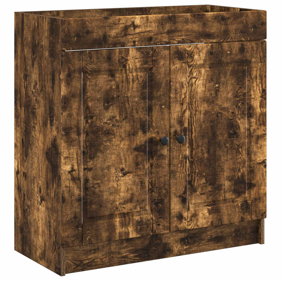 Badkamermeubelset Gerookt eiken 78,5 x 37,5 x 81 cm