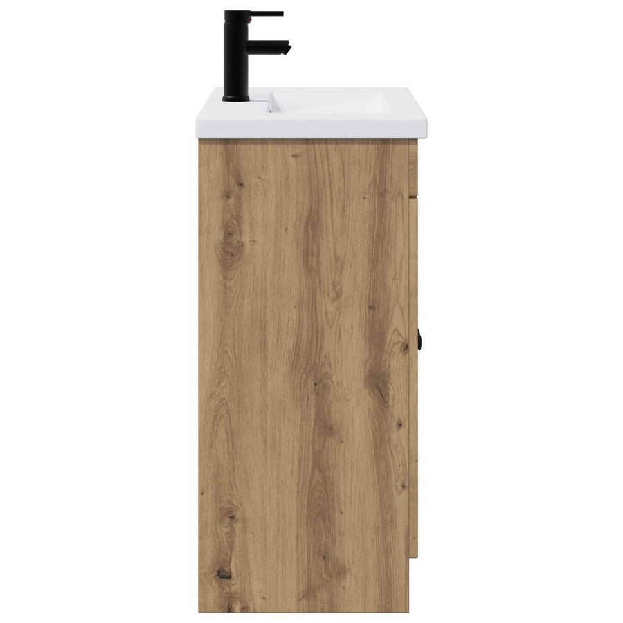 Badkamermeubelset Artisanaal eiken 78,5 x 37,5 x 81 cm