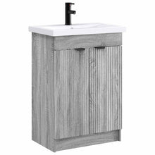 Badkamermeubelset Grijs Sonoma 56 x 37,5 x 81 cm Bewerkt hout
