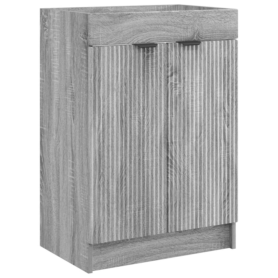 Badkamermeubelset Grijs Sonoma 56 x 37,5 x 81 cm Bewerkt hout