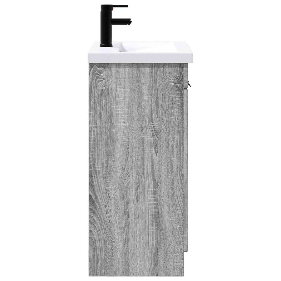 Badkamermeubelset Grijs Sonoma 56 x 37,5 x 81 cm Bewerkt hout