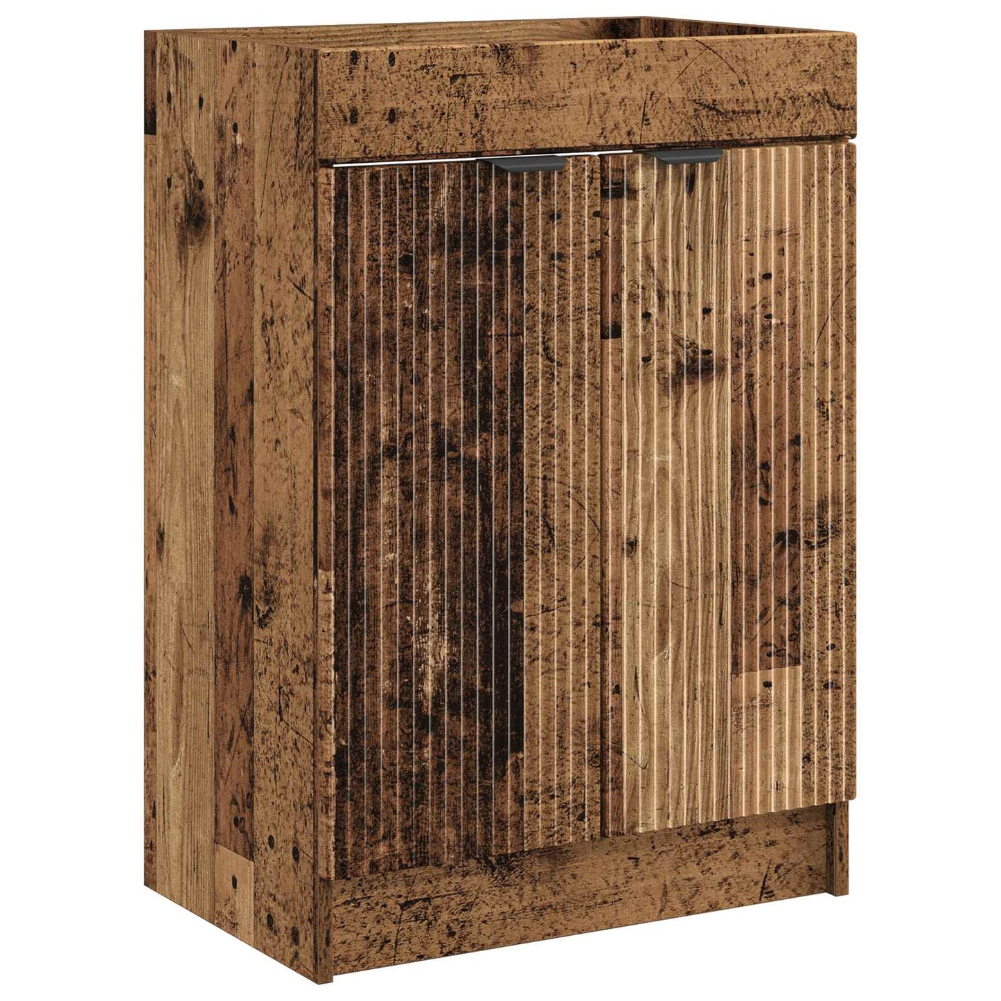 Badkamermeubelset Oud hout 56 x 37,5 x 81 cm Bewerkt hout