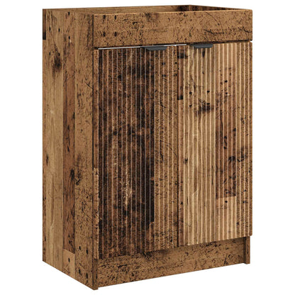 Badkamermeubelset Oud hout 56 x 37,5 x 81 cm Bewerkt hout