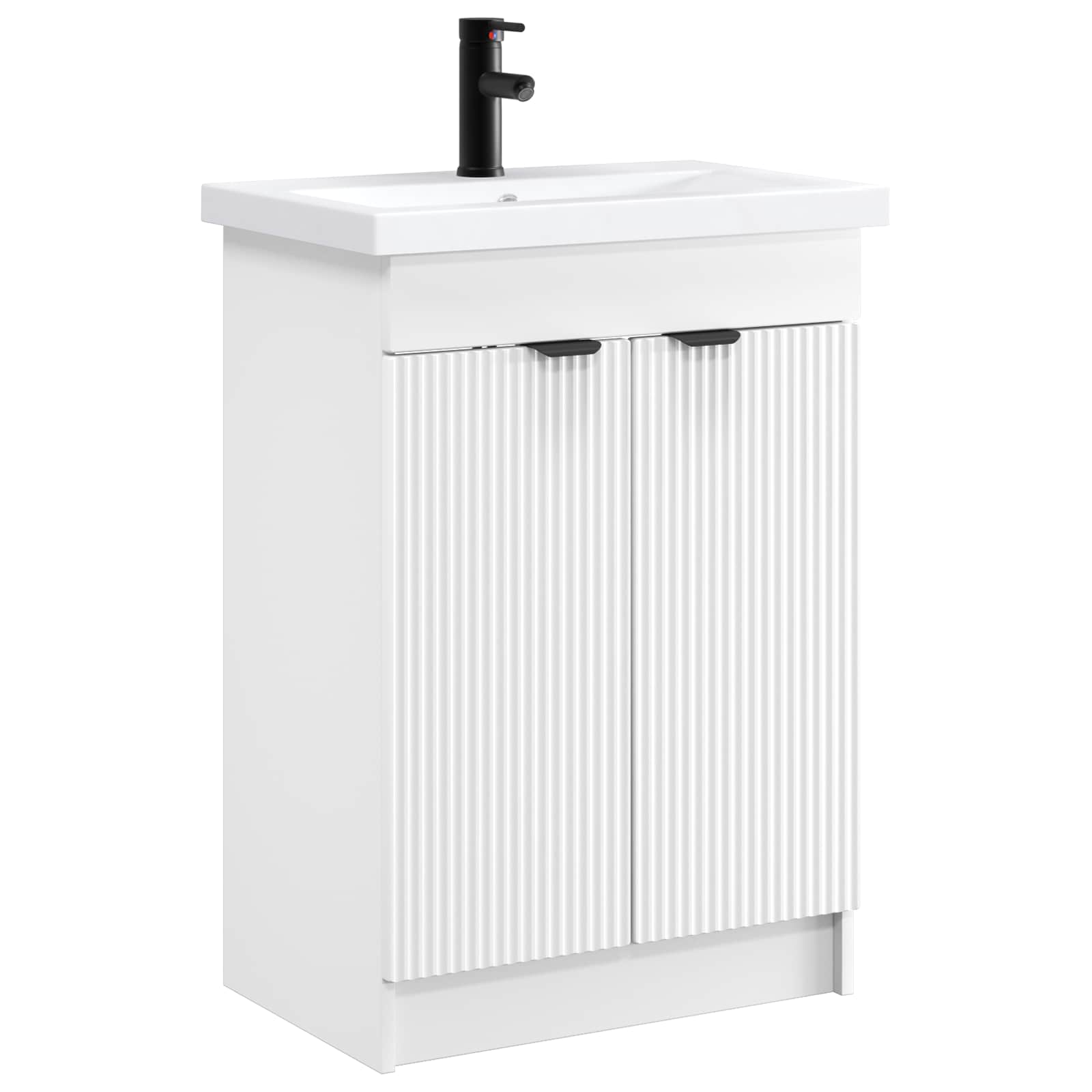 Badkamermeubelset Wit 78,5 x 37,5 x 81 cm Bewerkt hout