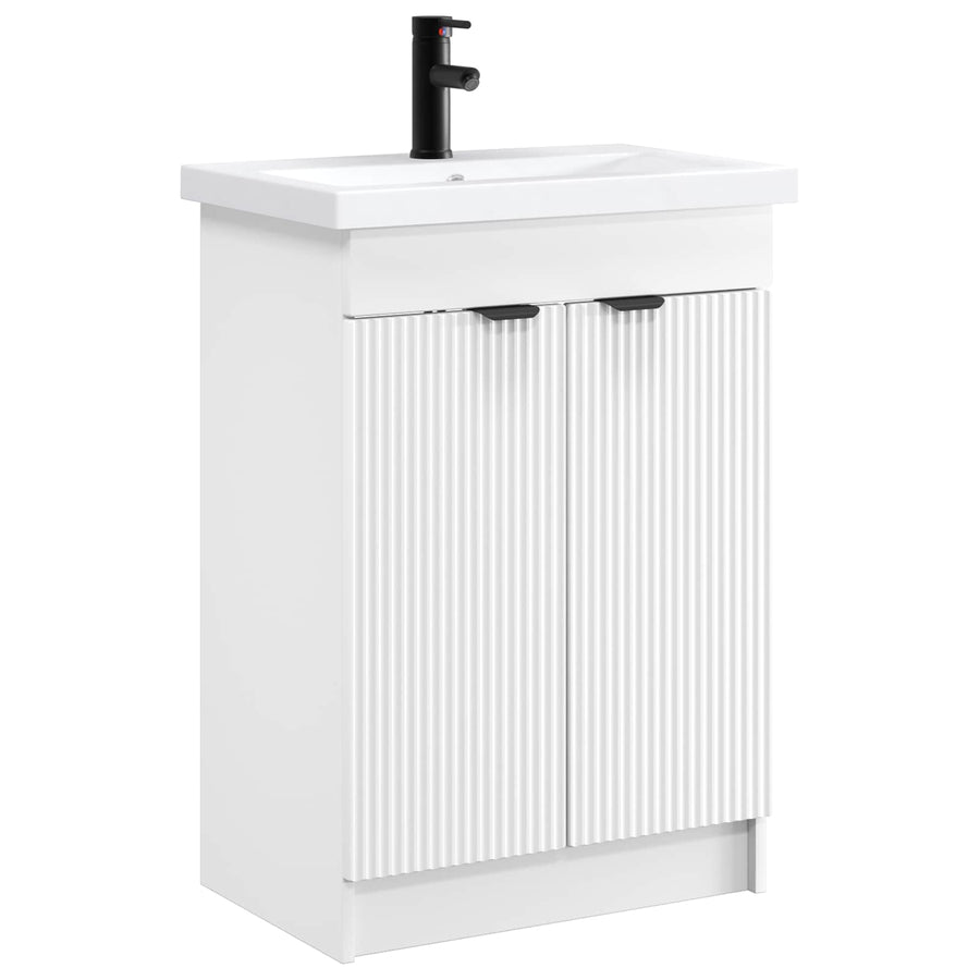 Badkamermeubelset Wit 78,5 x 37,5 x 81 cm Bewerkt hout