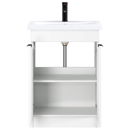 Badkamermeubelset Wit 78,5 x 37,5 x 81 cm Bewerkt hout