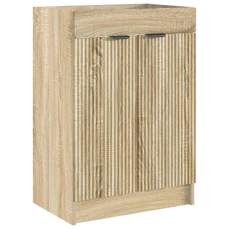 Badkamermeubelset Sonoma Eiken 78,5 x 37,5 x 81 cm Bewerkt hout