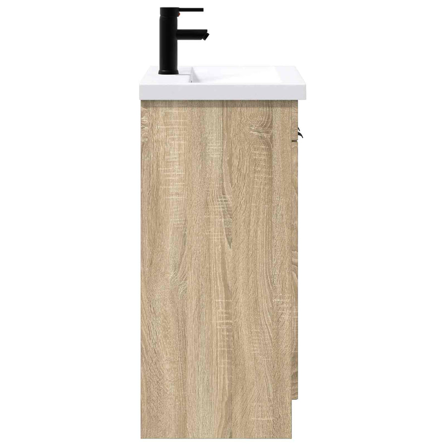 Badkamermeubelset Sonoma Eiken 78,5 x 37,5 x 81 cm Bewerkt hout