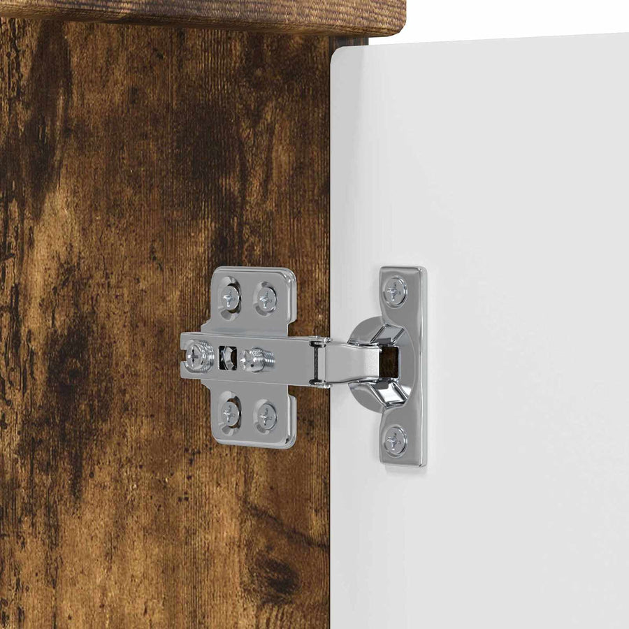 Badkamermeubelset Gerookt eiken 78,5 x 37,5 x 81 cm