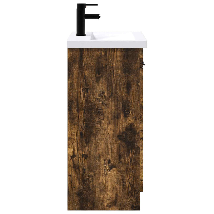 Badkamermeubelset Gerookt eiken 78,5 x 37,5 x 81 cm