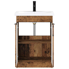 Badkamermeubelset Oud hout 78,5 x 37,5 x 81 cm Bewerkt hout