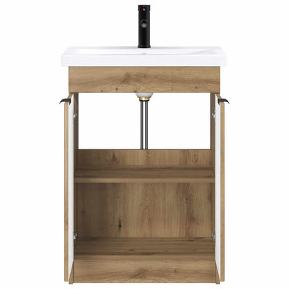 Badkamermeubelset Artisanaal eiken 78,5 x 37,5 x 81 cm