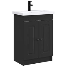 Badkamermeubelset Zwart 56 x 37,5 x 81 cm Bewerkt hout