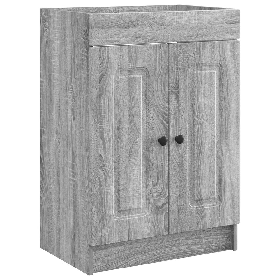 Badkamermeubelset Grijs Sonoma 56 x 37,5 x 81 cm Bewerkt hout