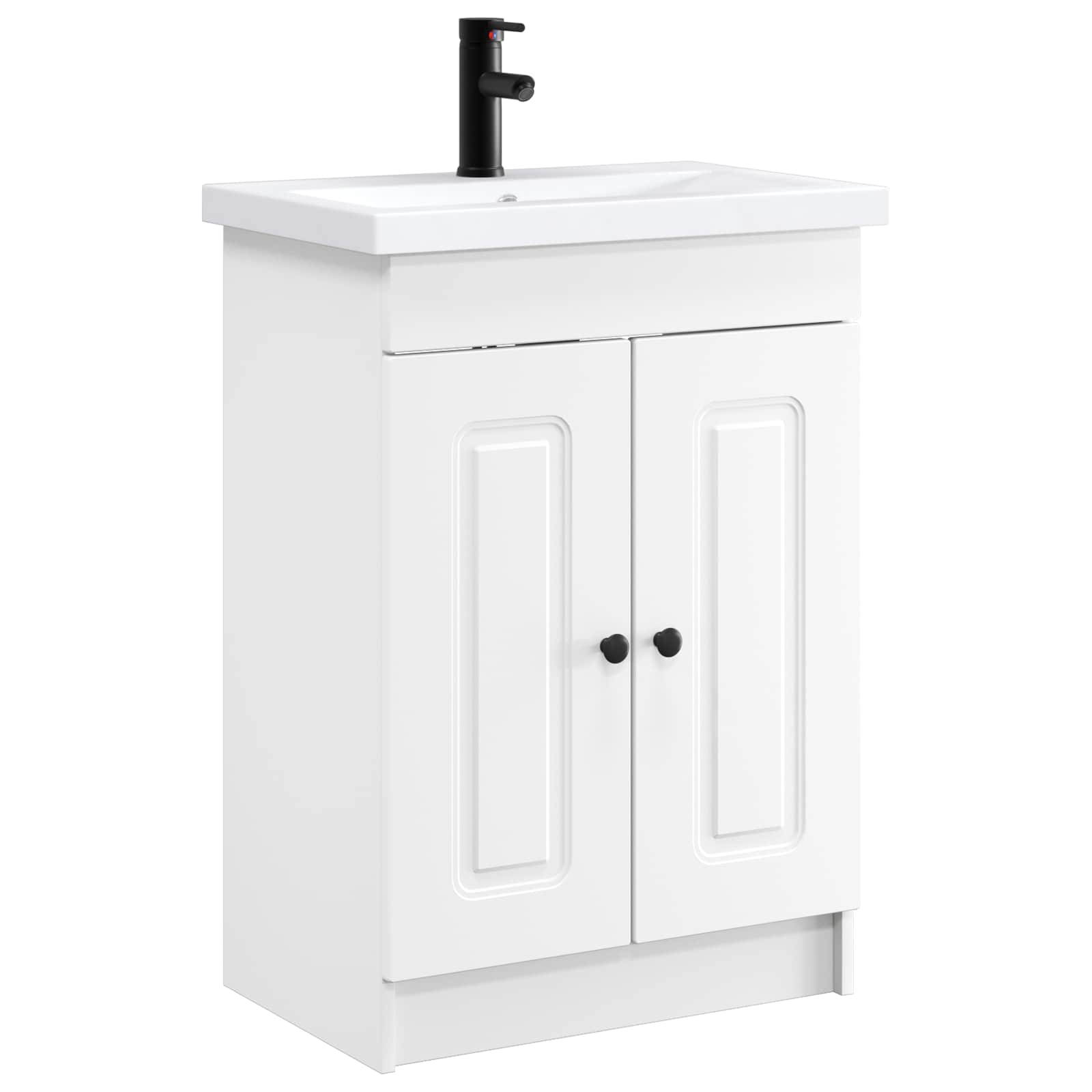 Badkamermeubelset Wit 78,5 x 37,5 x 81 cm Bewerkt hout