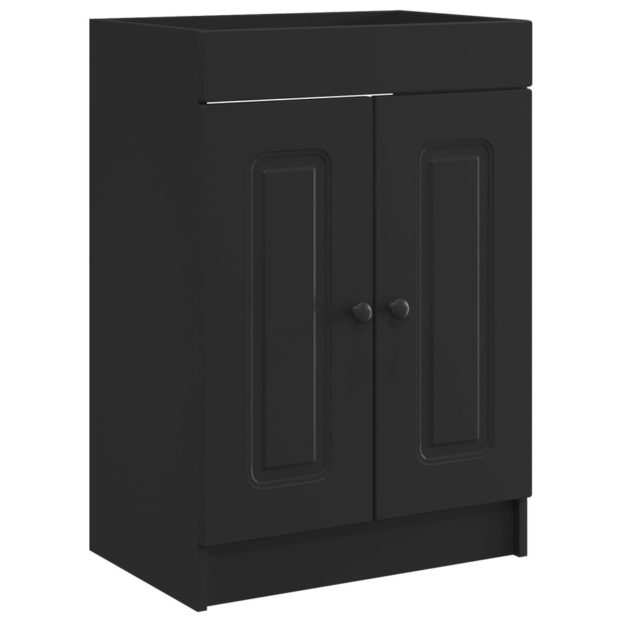 Badkamermeubelset Zwart 78,5 x 37,5 x 81 cm Bewerkt hout