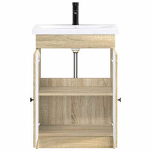 Badkamermeubelset Sonoma Eiken 78,5 x 37,5 x 81 cm Bewerkt hout