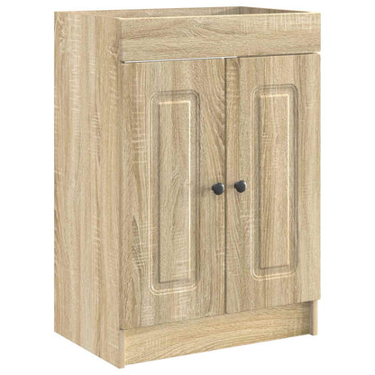 Badkamermeubelset Sonoma Eiken 78,5 x 37,5 x 81 cm Bewerkt hout