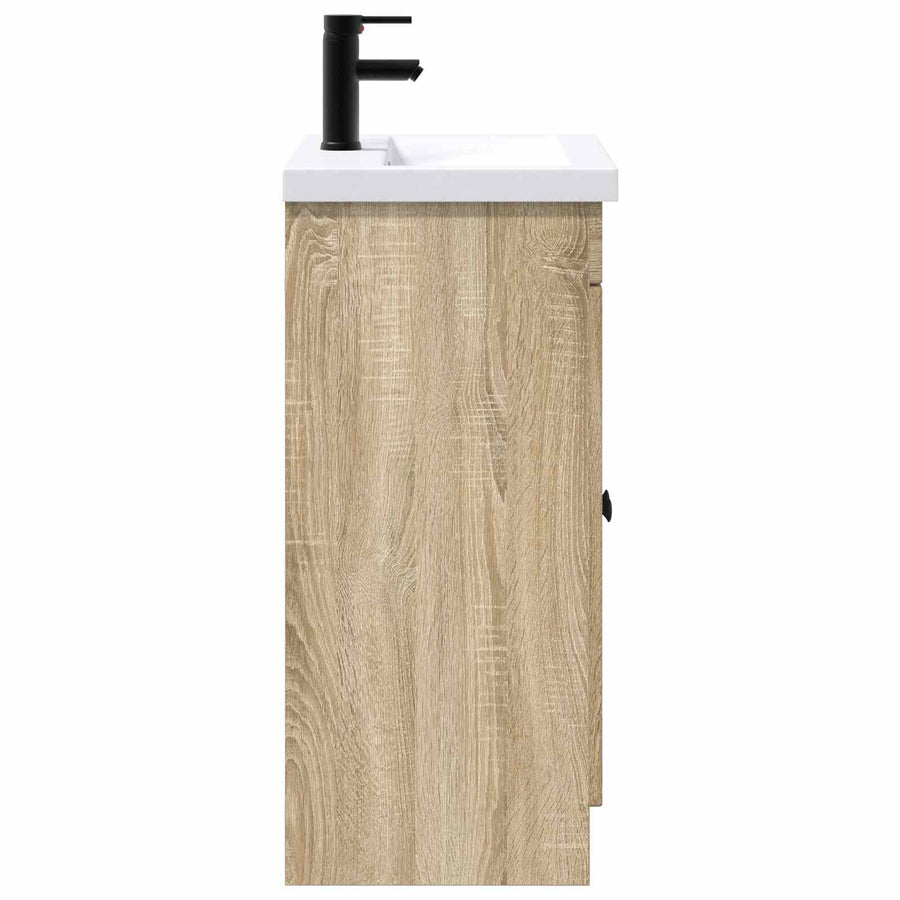 Badkamermeubelset Sonoma Eiken 78,5 x 37,5 x 81 cm Bewerkt hout