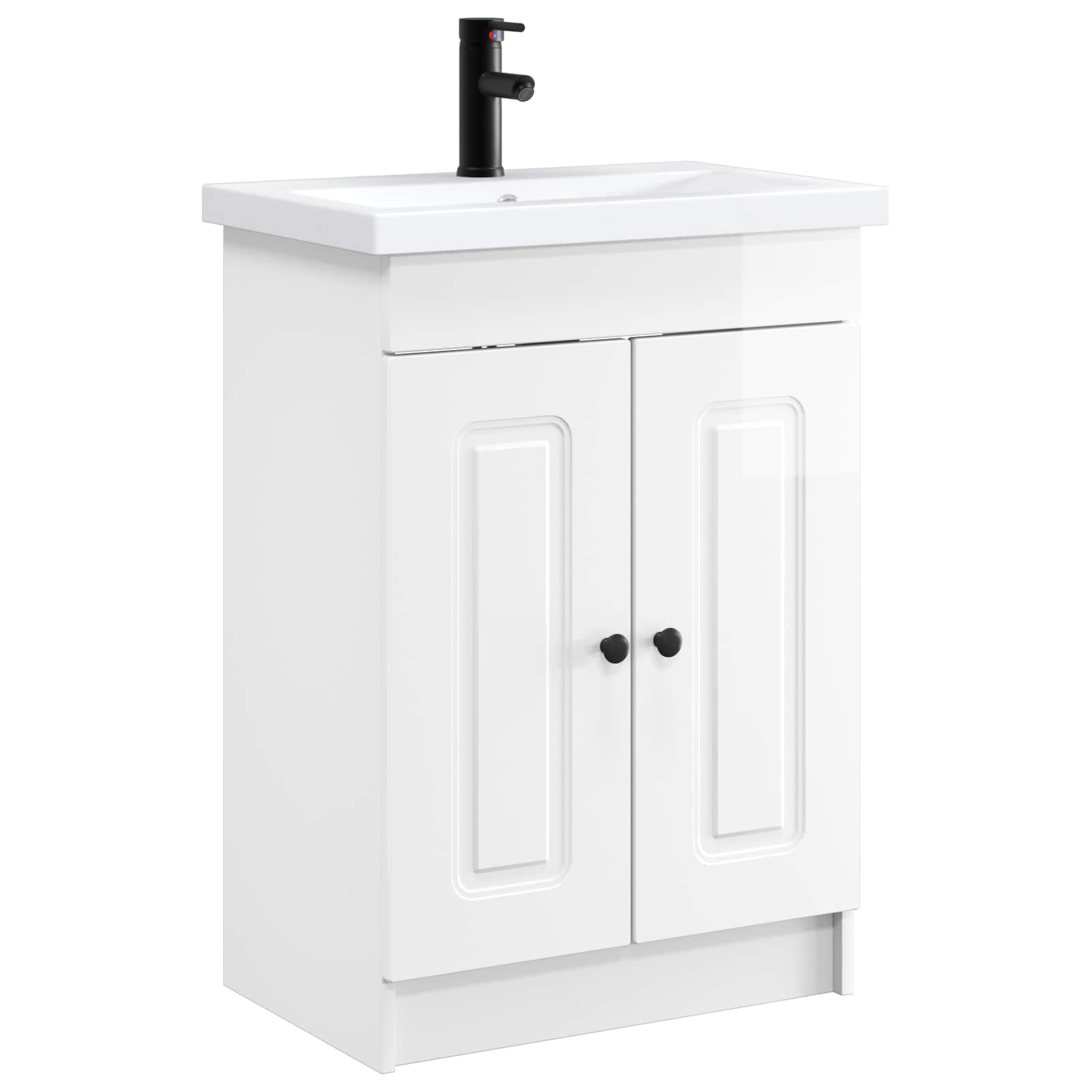 Badkamermeubelset Hoogglans Wit 78,5 x 37,5 x 81 cm